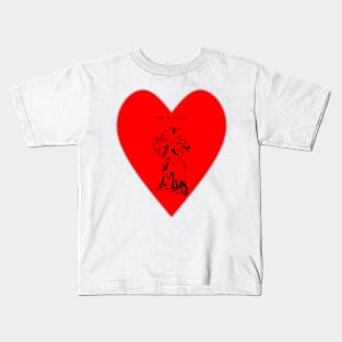 Me and you romantic heart design Kids T-Shirt